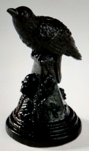 Black gothic raven crow - black,