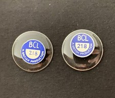 2 x Vintage 2.8mm Dome 21.8mm