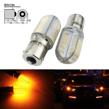 2X PY21W BAU15s RY10W COB LED Sidelight Indicator Turn Signal Parking Light Bulb