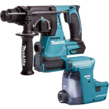 Makita DHR242Z 18V SDS+ Brushless Rotary Hammer Drill + Dust Extraction System