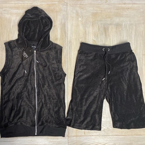 Mens hooded shorts tracksuit - hooded,