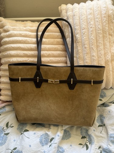 Charles keith tan suede - tan, tote