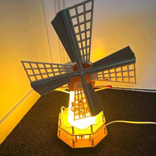 Dutch windmill novelty table - novelty,