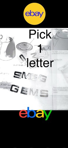 Smeg used chrome1 letter - smeg,