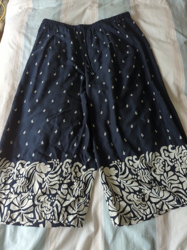 Ladies navy cropped - cropped, summer