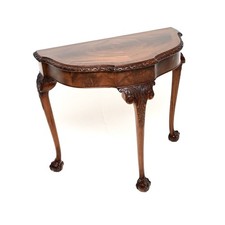 Antique Mahogany Console Side