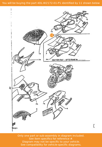 Yamaha side cover - cover, 2