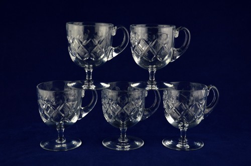 Vintage crystal punch - x5, /