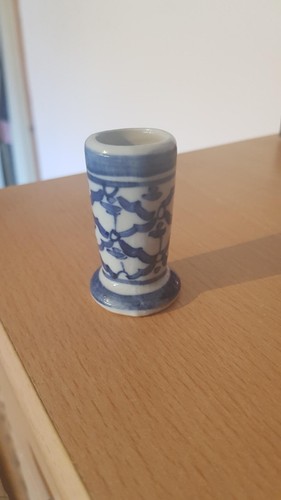 Miniature delft blue white - delft,