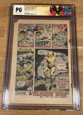 Incredible Hulk #180 (Page 16 only) CGC PG SS signed Roy Thomas (Custom Label)