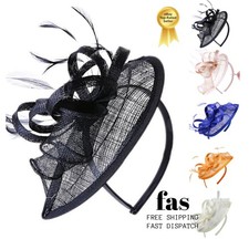 Sinamay Looped Teardrop