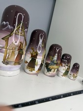 Hand Painted Nativity Russian