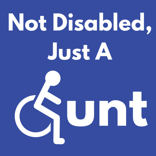 Funny car stickers - car, not