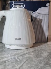 De'Longhi KBD3001.W Jug Kettle 360° Swivel Base Ballerina 3000w 1.7L White