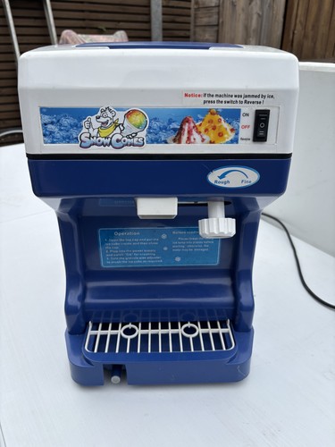 Snow cone ice - cone, machine