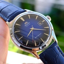 ORIENT Bambino Automatic Watch Blue Dial Excellent Condition Stylish Design