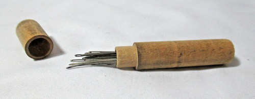 Treen antique wooden two part - treen,