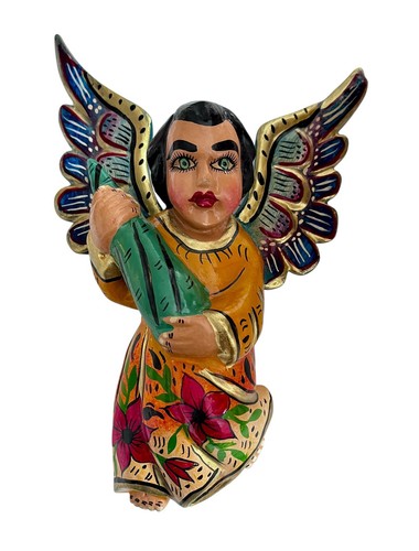 Wood angel full body winged - angel,,