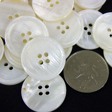 Mother of Pearl Shell 4 hole