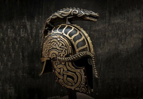 Knight turin helmet dragon - knight,