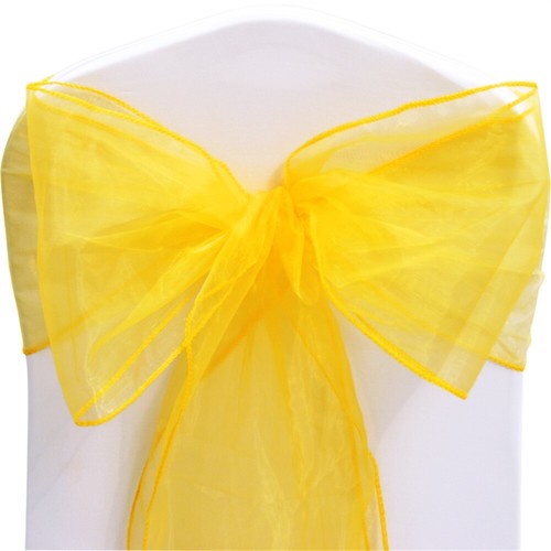 Tts yellow gold organza - organza, sashes