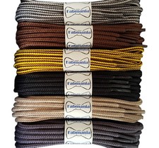 Fabmania® Laces Replacement Boot Laces - 4 mm round - Dr Martens CAT De Walt