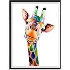 DIY 5D Diamond Painting Embroidery Cross Craft Stitch Art Kit Decor Giraffe Gift