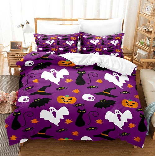 Halloween pumpkin bedding - 3d,