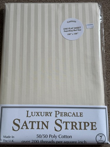 Luxury percale satin stripe - luxury,