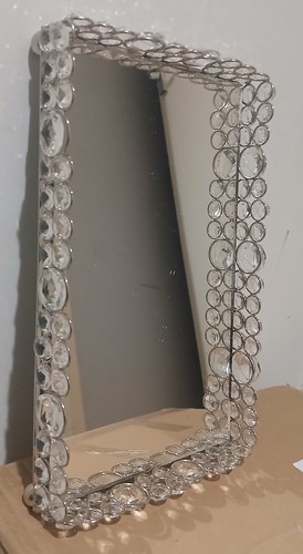 Rectangle jeweled vanity - rectangle,
