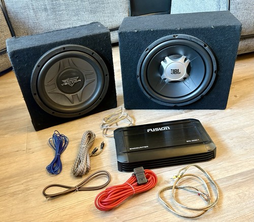 Car audio sub setup - car,
