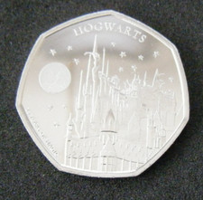 2023 Hogwarts School Harry Potter 50p Fifty Pence Coin BU