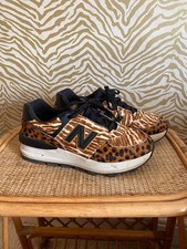 New Balance 8 41 574 Wedge Trainers Workwear Black Animal Mix print leopard