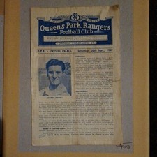 QPR v Crystal Palace 1947/1948