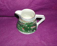 GOSS Crested China Cream Jug. INGLEBORO` MOUNTAIN Colour Transfer. (O)