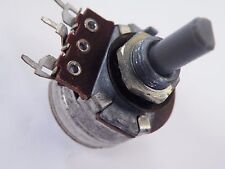Switched Potentiometer Pot 2.2 Meg 2M2 Log +  Switch D Flat 1/4" Shaft 16g EU20