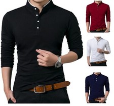 Men's Grandad Shirts Polo