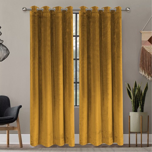 Thick heavy velvet curtains - thick,