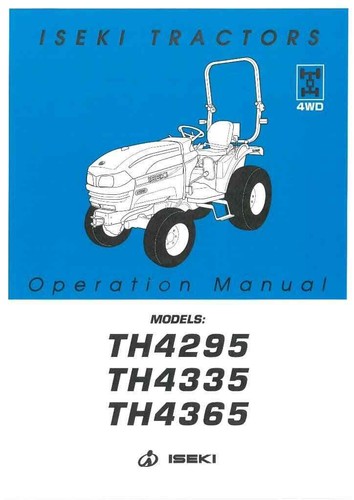 Iseki tractor th4295 th4335 - th4295,