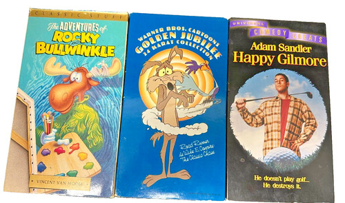 Vintage vhs video tapes - tapes, lot