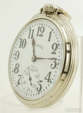Illinois "Bunn Special" 60 hour 161A Elinvar pocket watch, 16S 21J, WGF 181 case