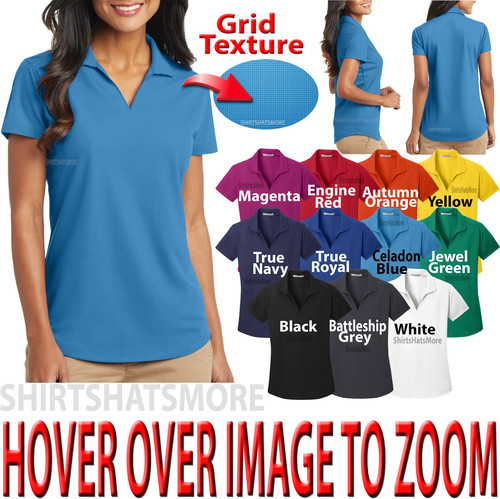 Ladies textured polo - textured,