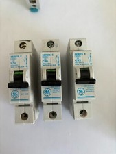 GE SERIES E C6 C10 C16 C20 C32 C40 AMP 6KA SINGLE POLE MCB CIRCUIT BREAKERS