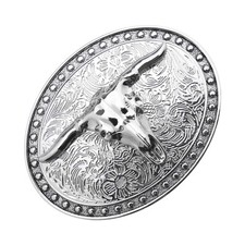 Longhorn Bull Belt Buckle