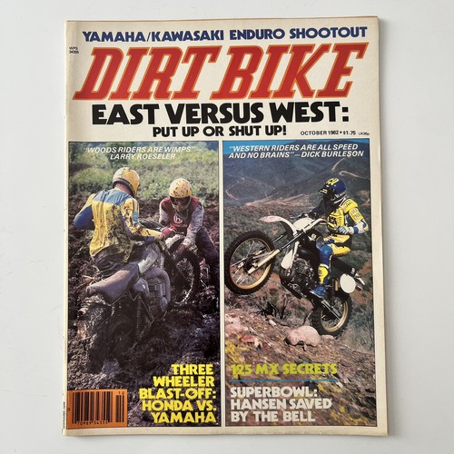 Dirt bike magazine - dirt, 1982