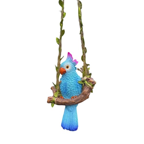 Parrot garden ornament hanging - parrot,