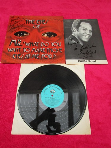 Original emile ford signed - original,