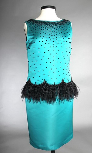 John couture aqua satin - st.,