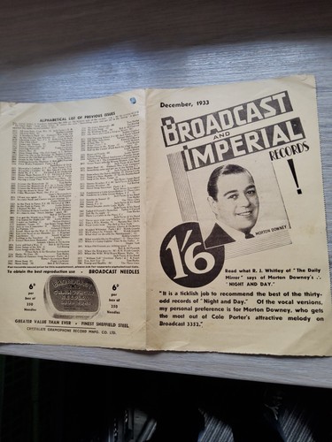 Broadcast and imperial - broadcast,