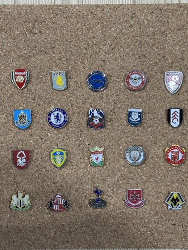 Any football pin badges - 4,
